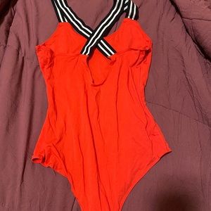 Red bodysuit